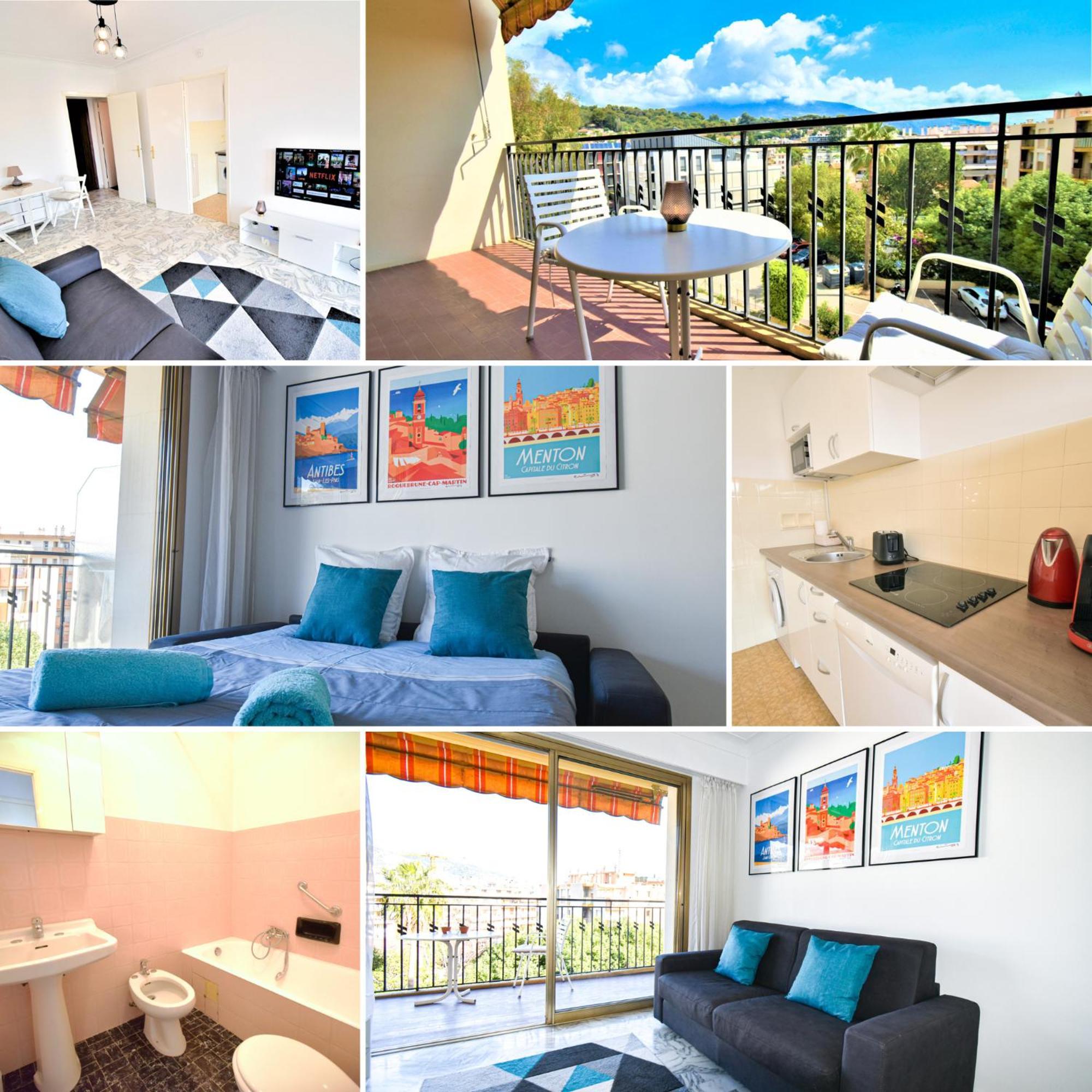 L'Orangerie - Proche Mer - Terrasse - Parking Prive - Clim Roquebrune-Cap-Martin Ngoại thất bức ảnh